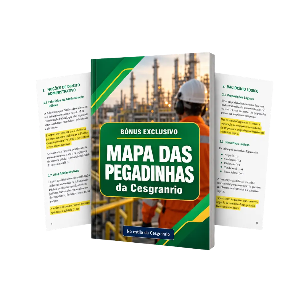 Mapa das Pegadinhas da Cesgranrio