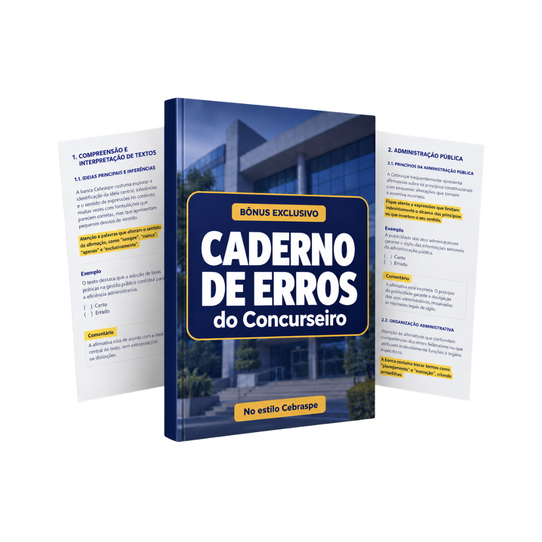 Caderno de Erros do Concurseiro